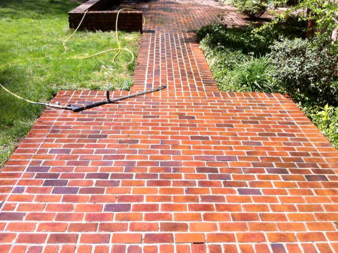 Brick Path After