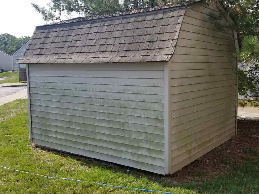 Shed Cleaning Before