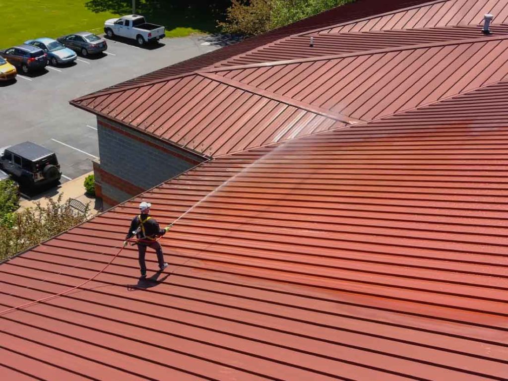 Fire House Roof Cleaning